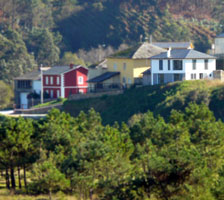 Vista de la casa