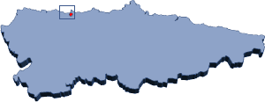 Mapa del Principado de Asturias